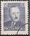 EUPL - 1950 - Yvert n 576 - Boleslaw Bierut (1892-1956), Prsident