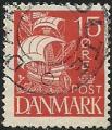 Dinamarca 1927-30.- Goleta. Y&T 181. Scott 192. Michel 168.