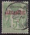 alexandrie - n 5 obliter - 1899/1900