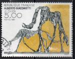 France 1985; Y&T n 2383; 5,00F Sculpture de Alberto Giacometti