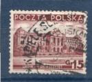 Timbre Pologne Oblitr / 1937 / Y&T N393.