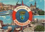 MARSEILLE (13) -Un coin du vieux port, N-D de la Garde, Fort St-Jean, escaliers 