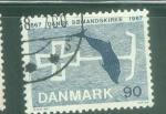 Danemark 1967 Y&T 477 oblitr Faune marine