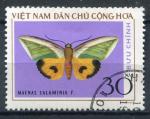 Timbre NORD VIETNAM 1975 Obl  N 887  Y&T  Papillons