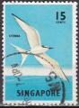 SINGAPOUR N° 57B de 1962 oblitéré