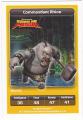 Carte DreamWorks Carrefour - Kung Fu Panda, Commandant Rhino n 105