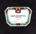 Ancienne tiquette d'alcool :  Kiwi Cocktail imprial