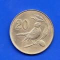 Chypre 1983 20 cents Oiseau sur un olivier