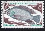 Tchad 1969 Oblitr rond Used Stamp Poisson Fish Tilapia du Nil Nilotica