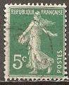 france - n 137  obliter - 1907