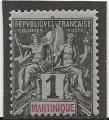 MARTINIQUE ANNEE 1892  Y.T N°31 NEUF* cote 2.25€ Y.T 2022