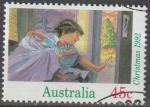 AUSTRALIE 1992 Y&T 1285 Child Waking - Christmas