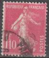 1927-1931 238 oblitr 1f10 Semeuse