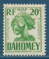 Dahomey Taxe N22 Statuette 20c neuf**
