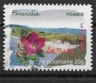 2009 FRANCE Adhesif 301 oblitr, cachet rond, Picardie
