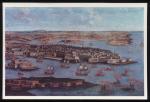 CPM double MALTE  Le Fort Saint Ange et la Cit de Lavalette vers 1710 d'aprs une huile sur toile anonyme