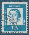Allemagne N224b Luther oblitr  (papier blanc et non fluorescent)