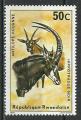 Rwanda 1975; Y&T n 613 **; 50c, faune, antilopes