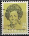 Pays Bas 1982 Oblitr Queen Beatrix Reine Orange jaune clair noir 2 guilder SU