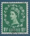 Grande-Bretagne N264 ou 289 ou 328A Elizabeth II 1,5p vert oblitr