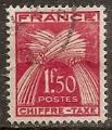 France - taxe n 71  obliter - 1943/1946