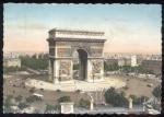 CPSM PARIS 8me L'Arc de Triomphe et la Place de l'Etoile