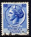 TIMBRE  ITALIE  Obl  N 718  Monnaie Syracusaine