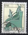 Pologne 1996; Y&T n 3400; 30gr, cancer, signe du zodiac