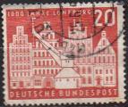 Allemagne : Y.T. 106 - Vieilles maisons du Stintmarkt - oblitr - anne 1956