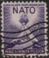 -U.A./U.S.A. 1952 - 3 Anniversaire de l'OTAN - YT 559 / Sc 1008 