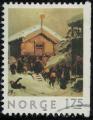 Norvge 1982 Used Coutumes et traditions de Nol Adolph Tidemand Y&T NO 831 SU