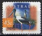 Australie 1997; Y&T n 1598; 45c, oiseau, jabiru
