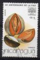 NICARAGUA  N 1424 o Y&T 1986 40e anniversaire de la FAO fruit (Sapote)