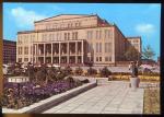CPM anime Allemagne LEIPZIG Opernhaus am Karl-Marx-Platz  l'Opra sur la Place Karl Marx