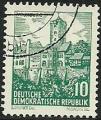 Alemania (RDA) 1961.- Edificios Histricos. Y&T 529B. Scott 536. Michel 836.