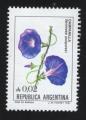 Argentine Timbre Stamp Capanilla Ipomola Purpurea 0.02