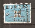 Belgique N Yvert 1260/61 (oblitr)