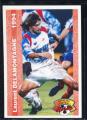 Carte PANINI Football 1994 N 186 L. DELAMONTAGNE Lyon Attaquant fiche au dos