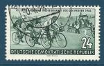 Allemagne de l'Est N165 Course cycliste internationale de la paix oblitr
