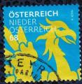 Autriche 2017 Oblitr Used Coat of Armes Blason Basse Autriche dragon jaune