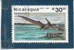 Timbre Nicaragua Oblitr / 1987 / Y&T NPA1193.
