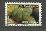 France timbre ob anne 2012 srie "Des Lgumes pour une lettre verte"Potirons