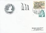 Lettre Base Antartica Juan Carlos 1er avec timbres Espagne N3426 et 3531