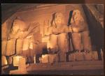CPM non crite Egypte Abu Simbel Temple illuminated by Night