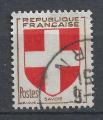 FRANCE - 1949 - Yt n 836 - Ob - Armoiries de provinces : Savoie