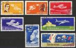 Roumanie 1960 - YT Pa 111 à 117 ( Journée de l'aviation ) Ob - Série complète 