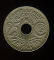 Pice Monnaie France  25 Cmes  1914 MES soulign  pices / monnaies