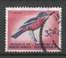 AFRIQUE DU SUD - 1964/71 - Yt n 286 - Ob - Oiseau ; lanier  gorge rouge