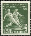 Alemania (RDA) 1956.- Juegos de Leipzig. Y&T 254. Scott 297. Michel 530.