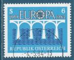 Autriche N1601 Europa 1984 oblitr